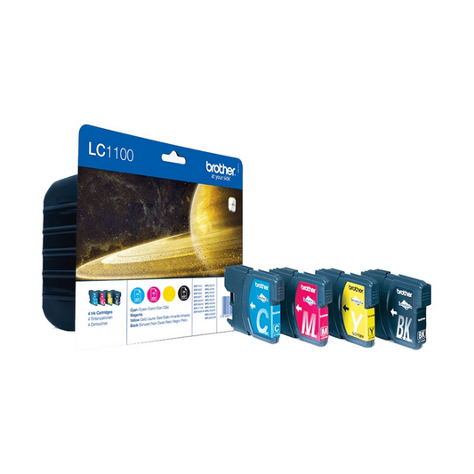 Brother LC 1100 Pack Noir + Couleur - Cartouche d'encre original