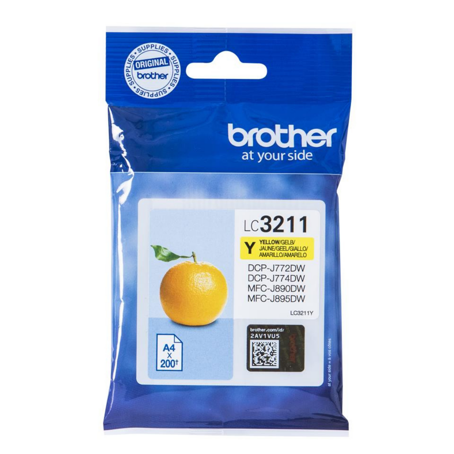 Brother LC 3211 Jaune - Cartouche d'encre original