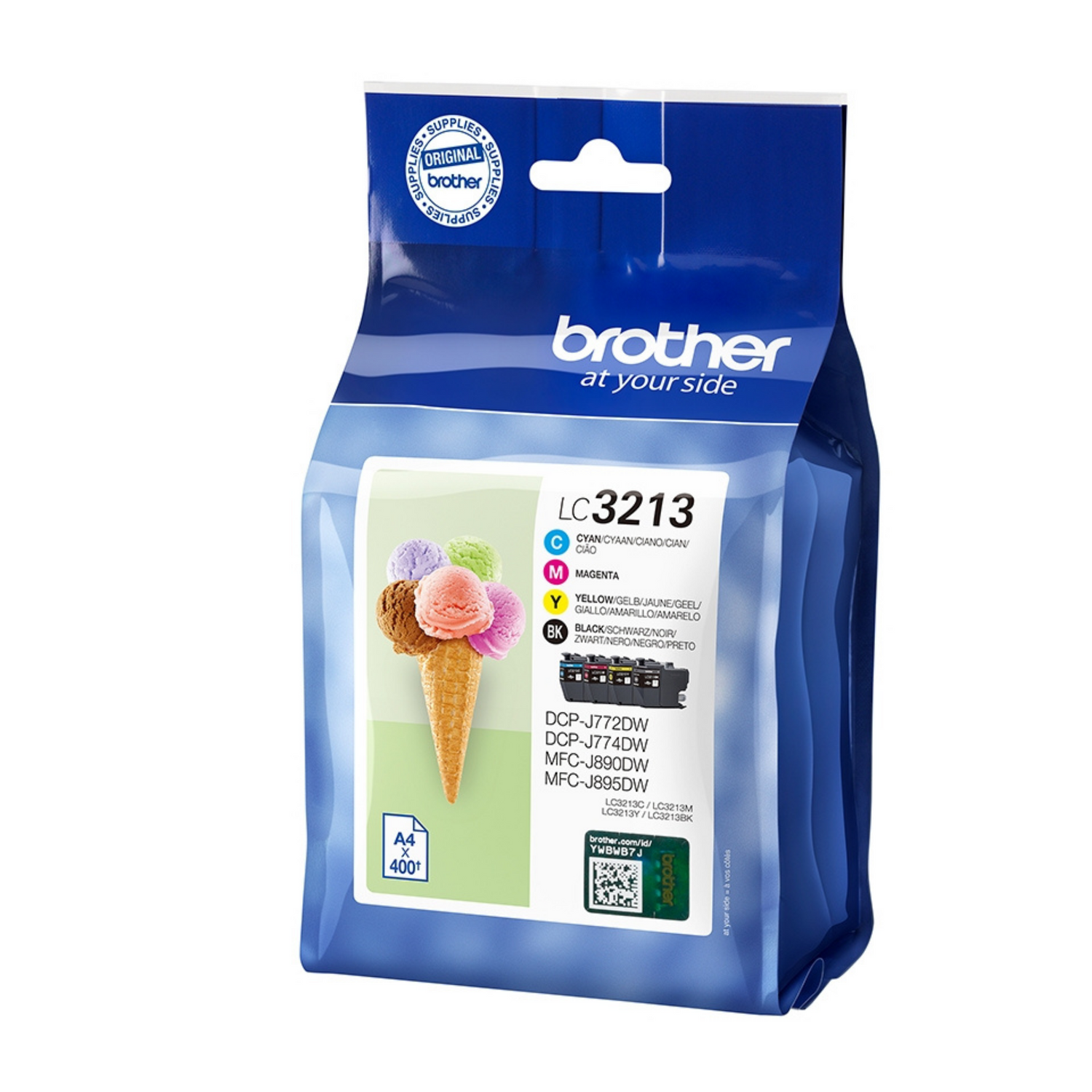 Brother LC 3213 Pack Noir + Couleur - Cartouche d'encre original