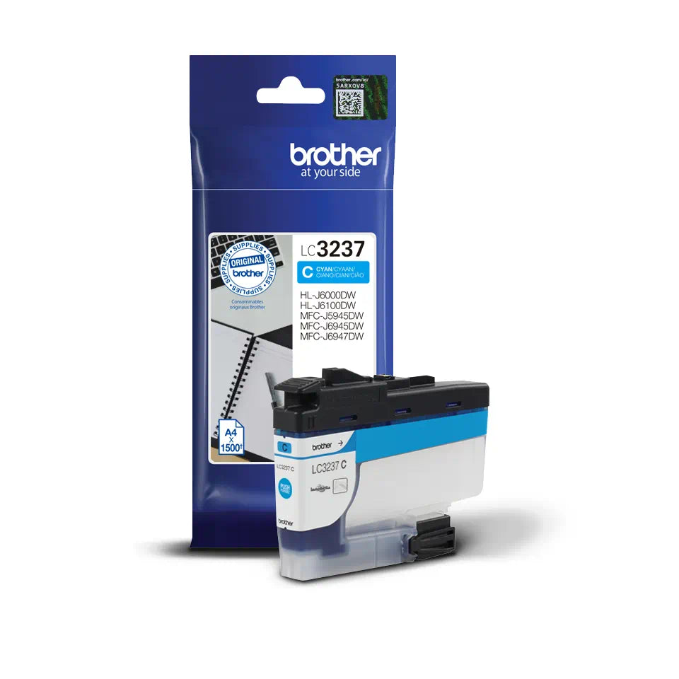 Brother LC 3237 Cyan - Cartouche d'encre original