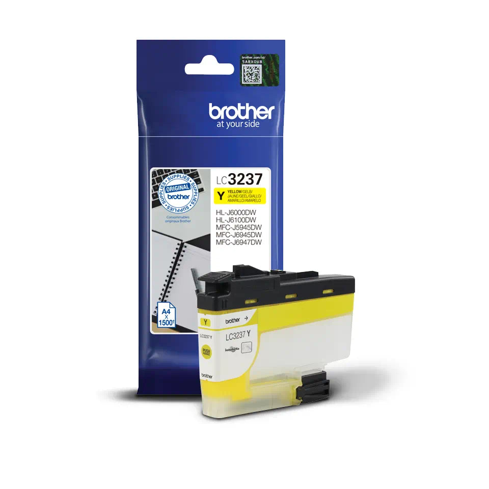 Brother LC 3237 Jaune - Cartouche d'encre original