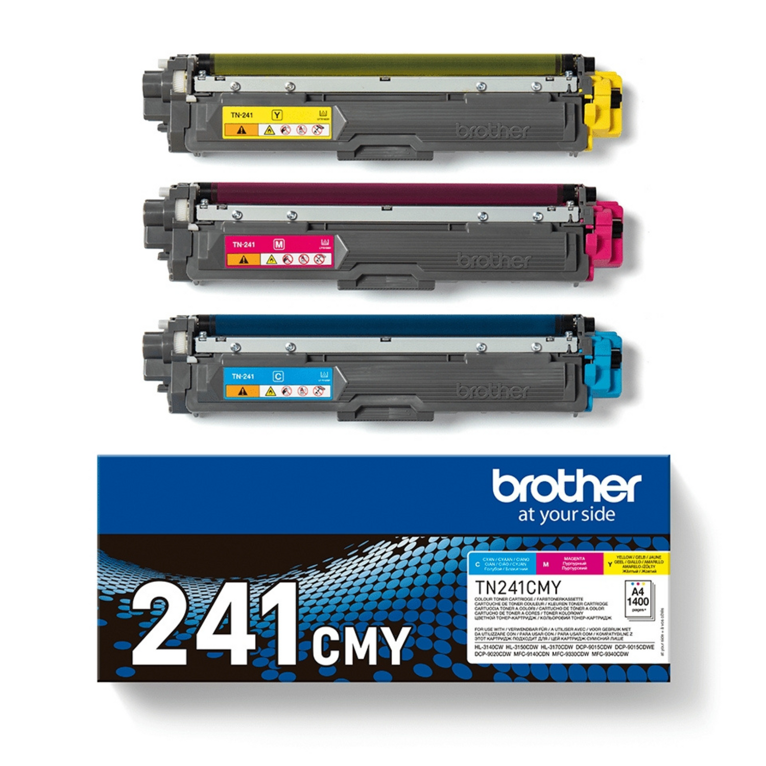 Brother TN 241 Pack Couleur (3) - Toner d'encre original