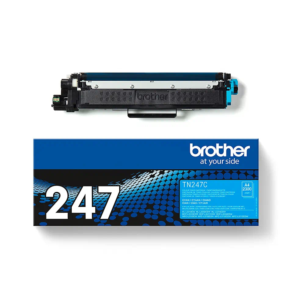 Brother TN 247 Cyan - Toner d'encre original