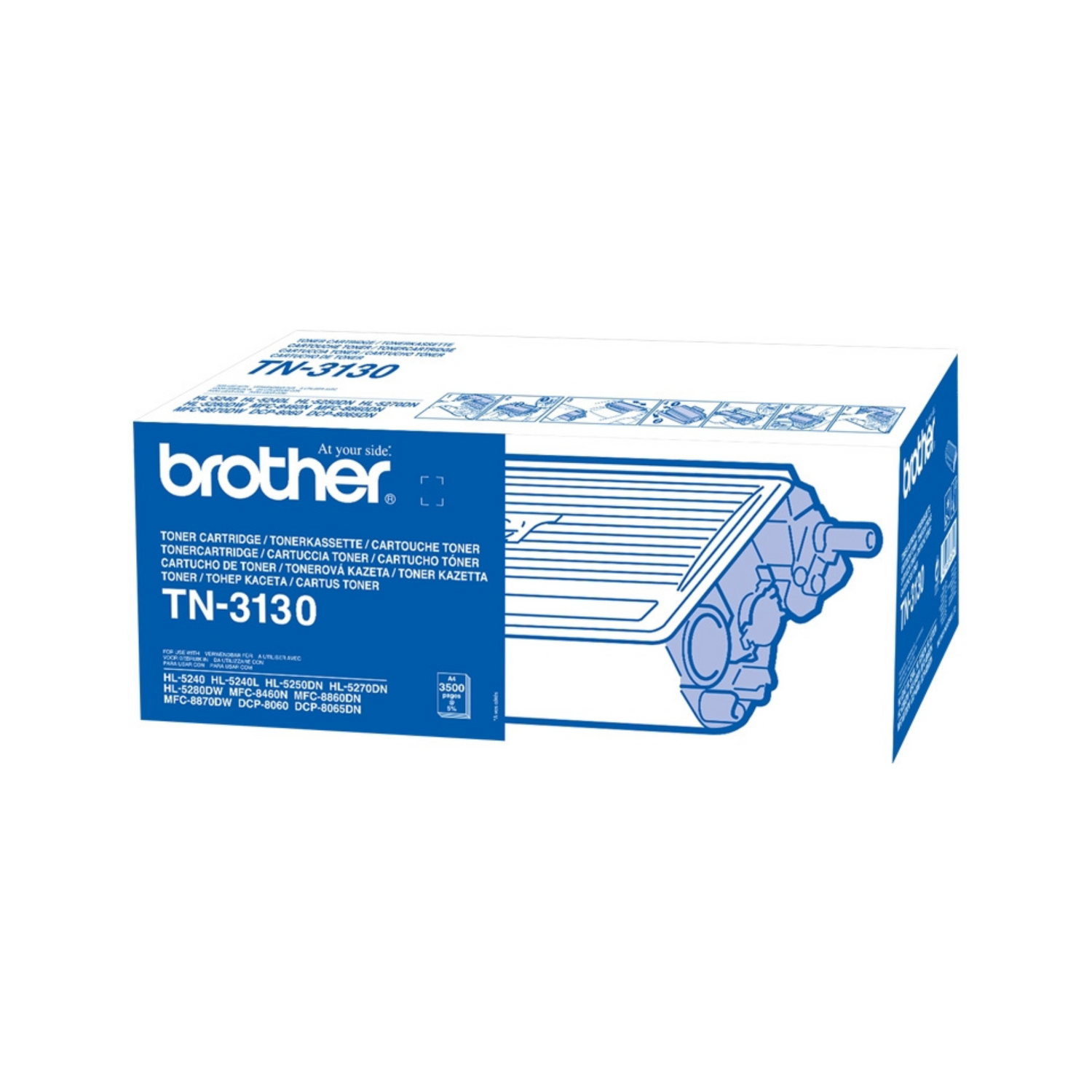 Brother TN 3130 Noir - Toner d'encre original