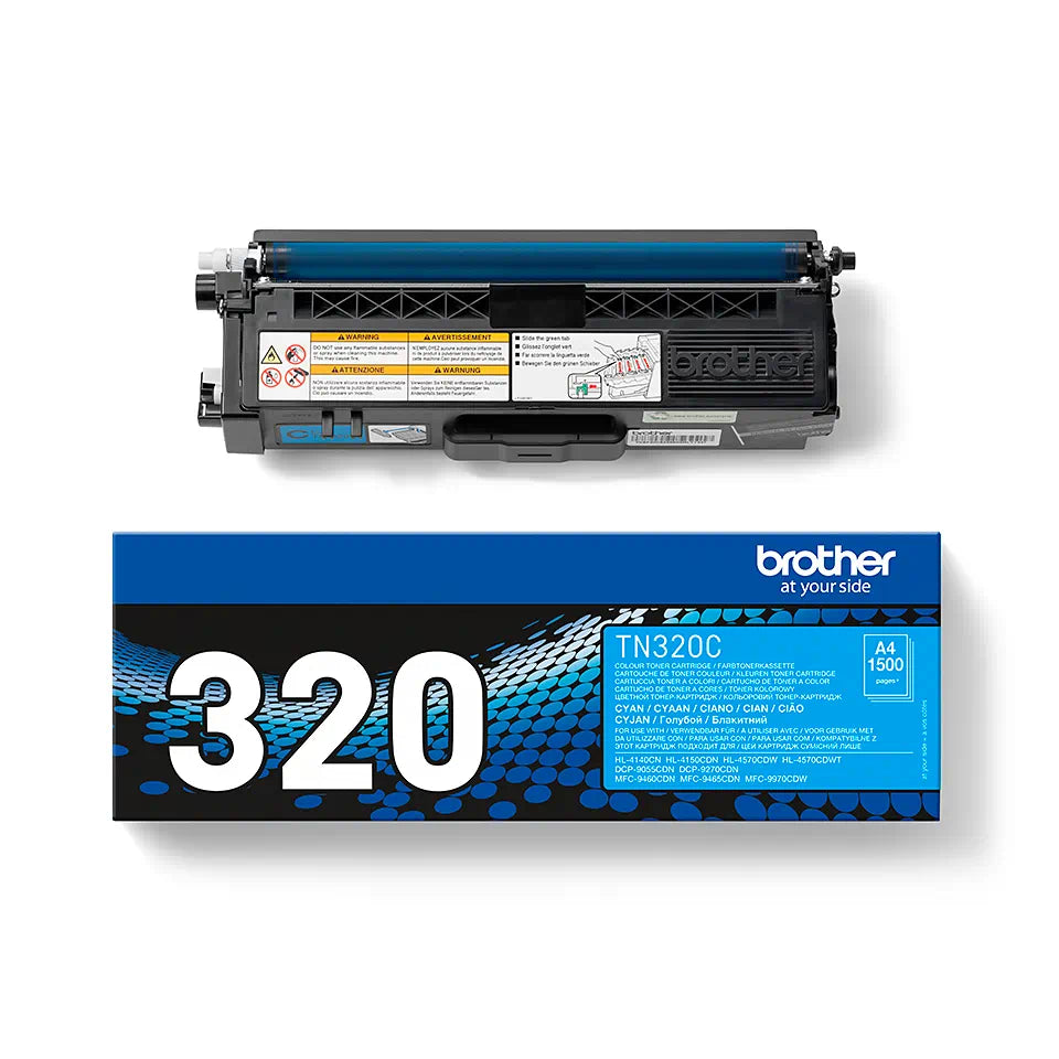 Brother TN 320 Cyan - Toner d'encre original