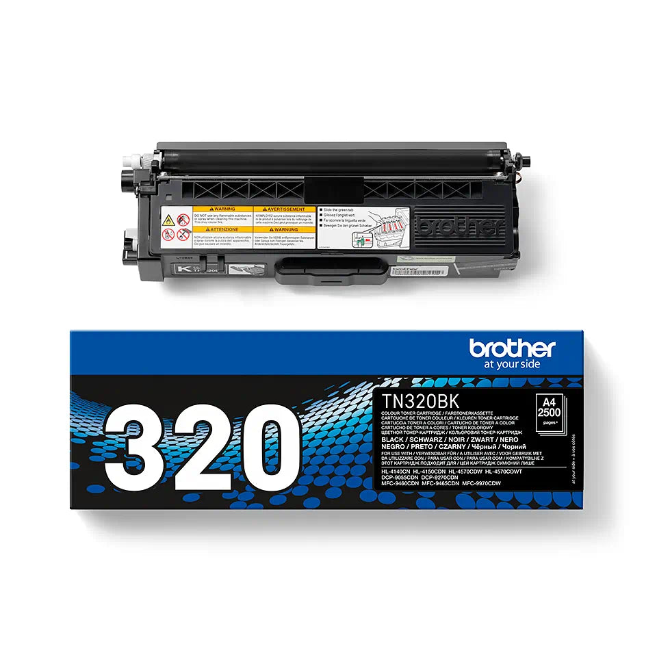 Brother TN 320 Noir - Toner d'encre original