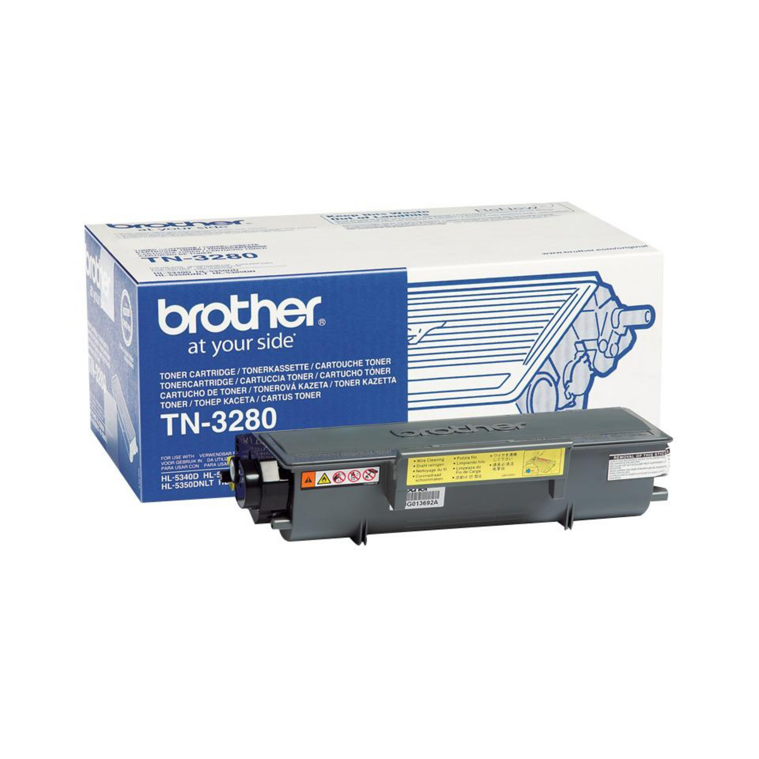 Brother TN 3280 Noir - Toner d'encre original