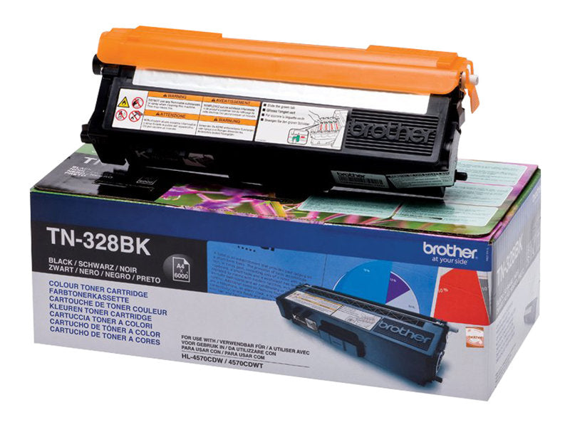 Brother TN 328 Noir - Toner d'encre original