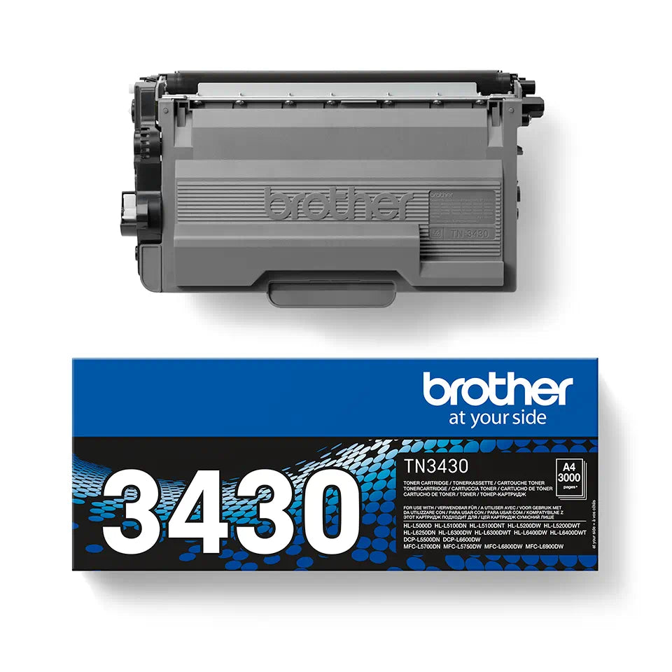 Brother TN 3430 Noir - Toner d'encre original