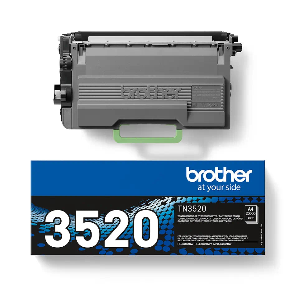 Brother TN 3520 Noir - Toner d'encre original