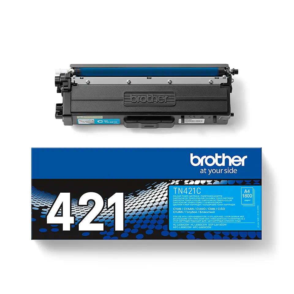 Brother TN 421 Cyan - Toner d'encre original