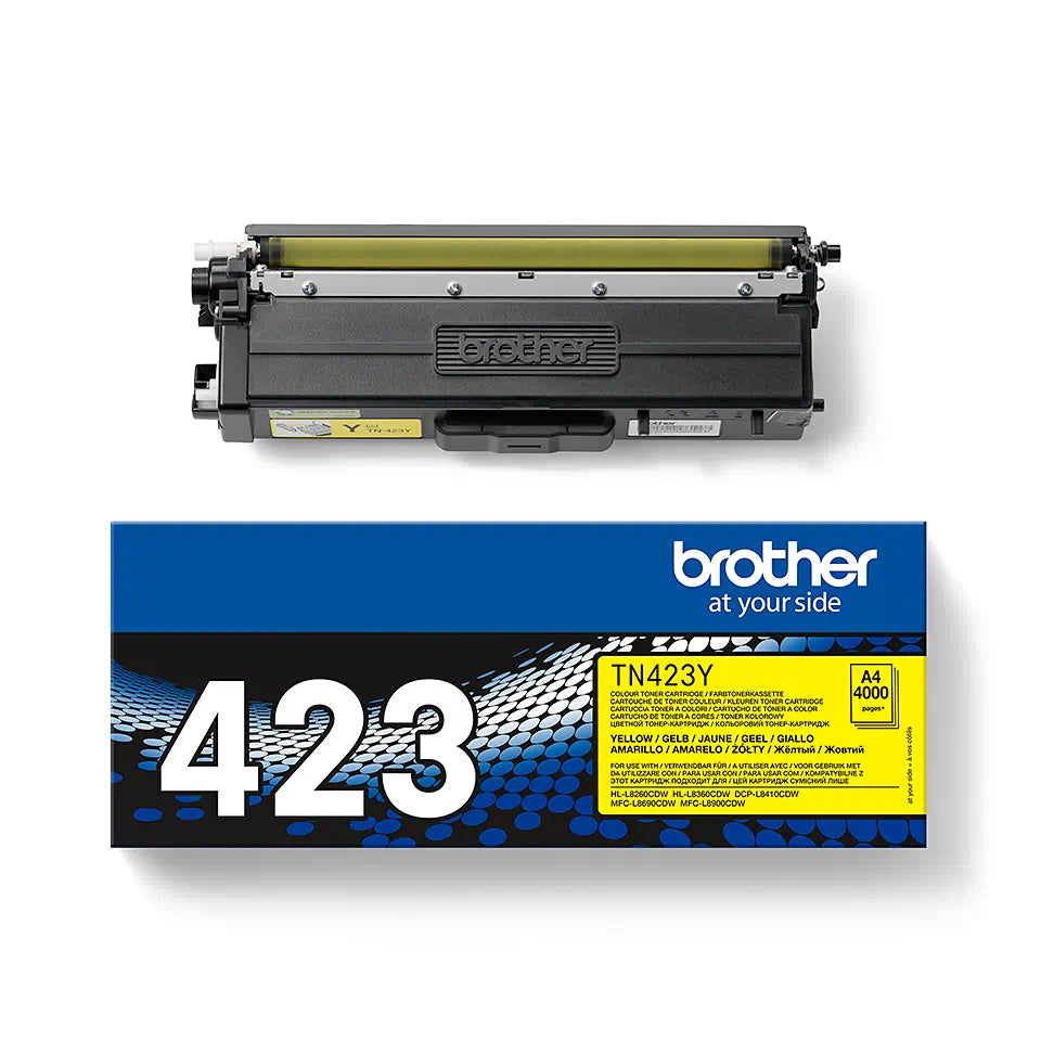 Brother TN 423 Jaune - Toner d'encre original