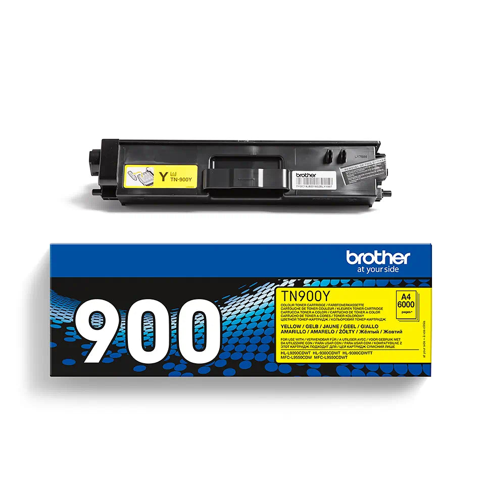 Brother TN 900 Jaune - Toner d'encre original