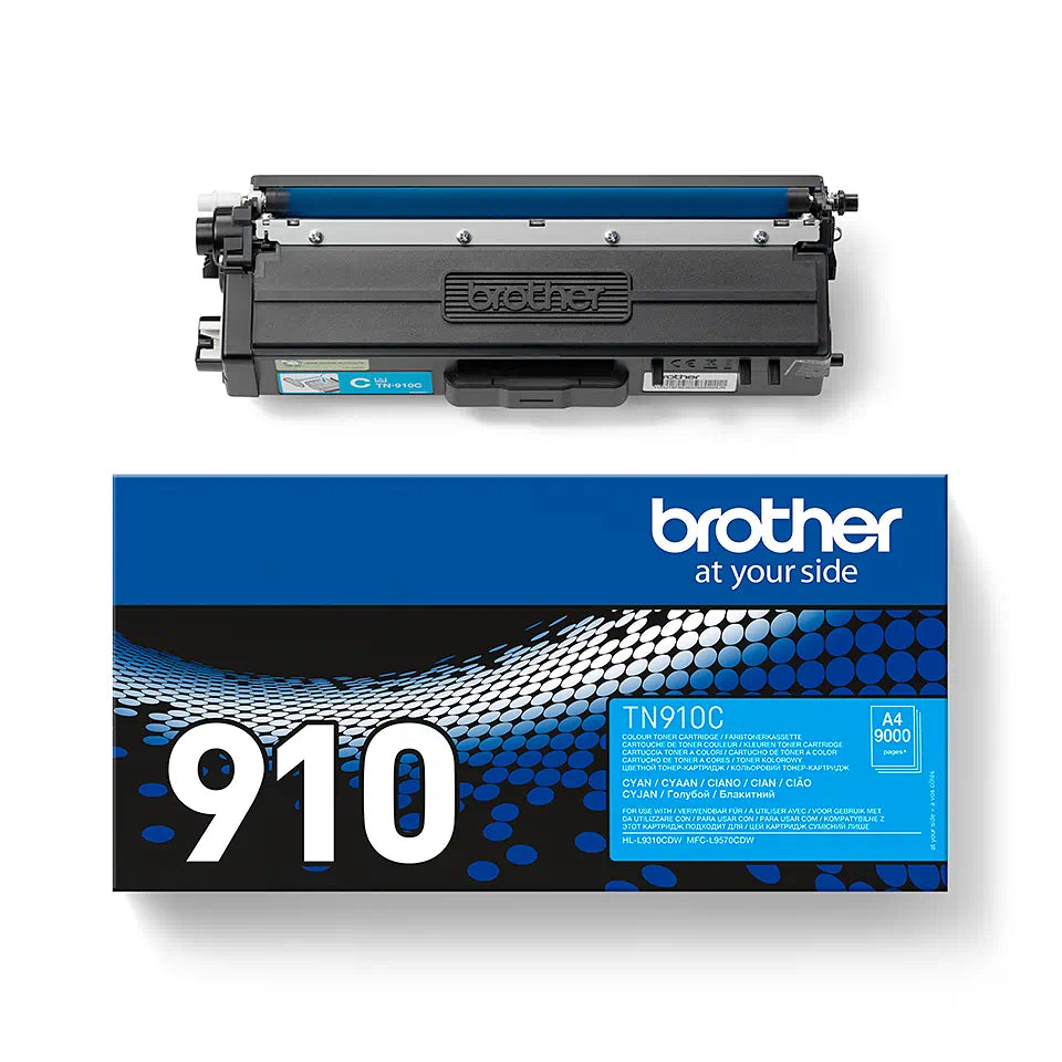 Brother TN 910 Cyan - Toner d'encre original