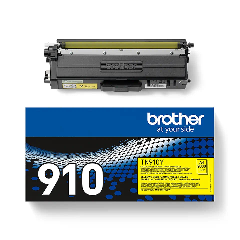 Brother TN 910 Jaune - Toner d'encre original