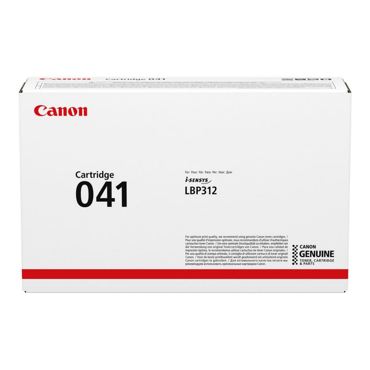 Canon 041 Noir (0452C002) - Toner d'encre original