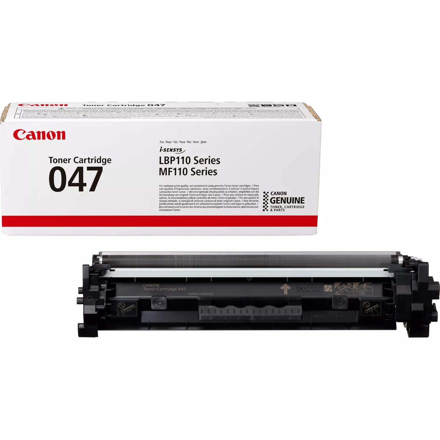 Canon 047 Noir (2164C002) - Toner d'encre original