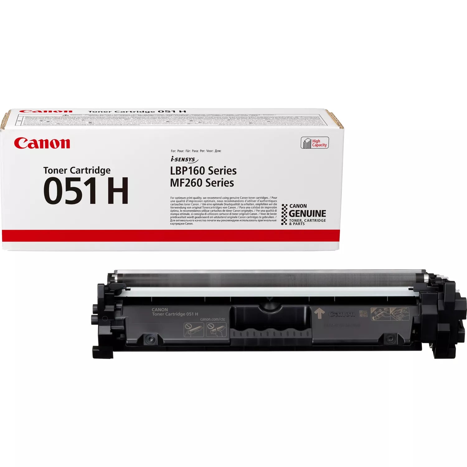 Canon 051H Noir (2169C002) - Toner d'encre original