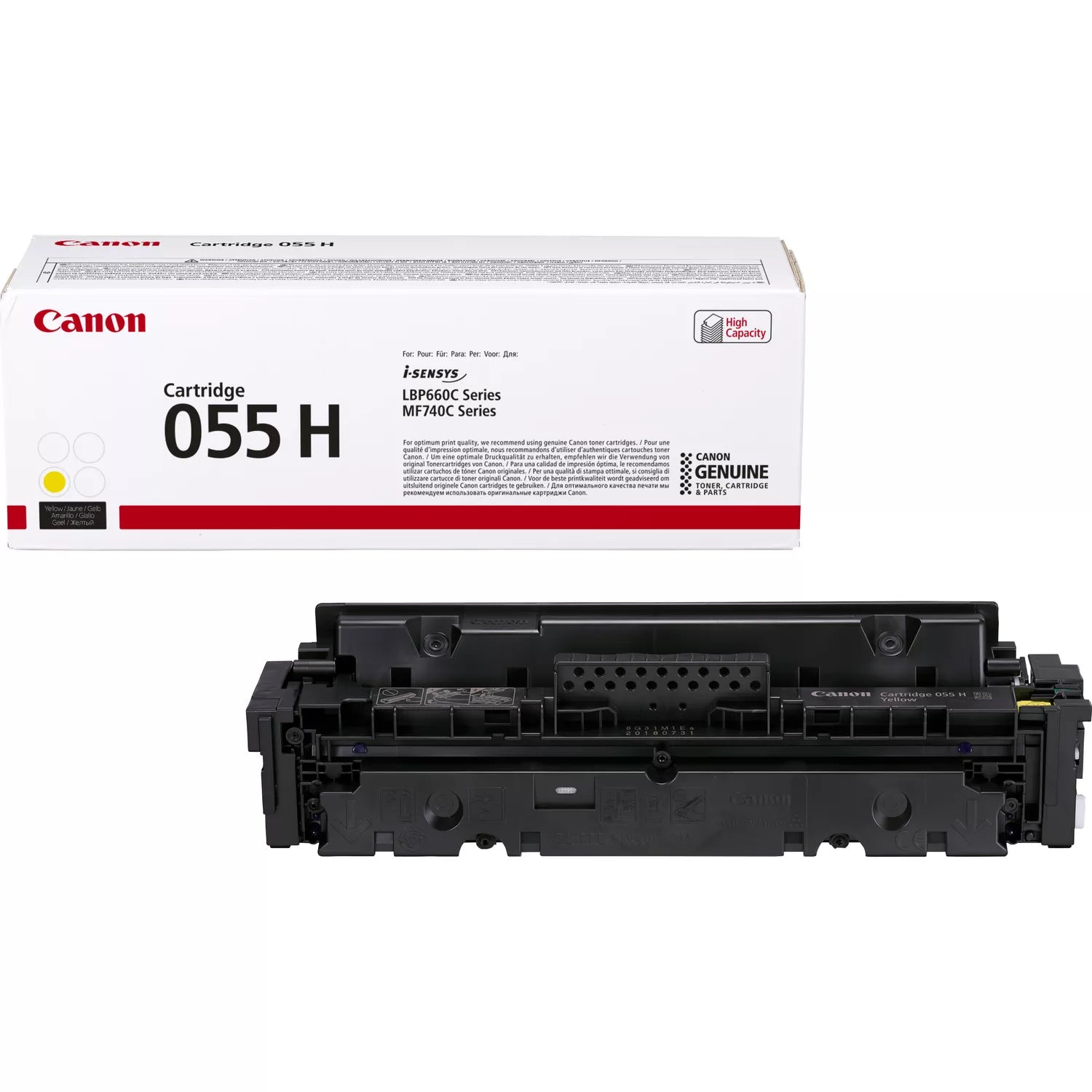 Canon 055H Jaune (3017C002) - Toner d'encre original