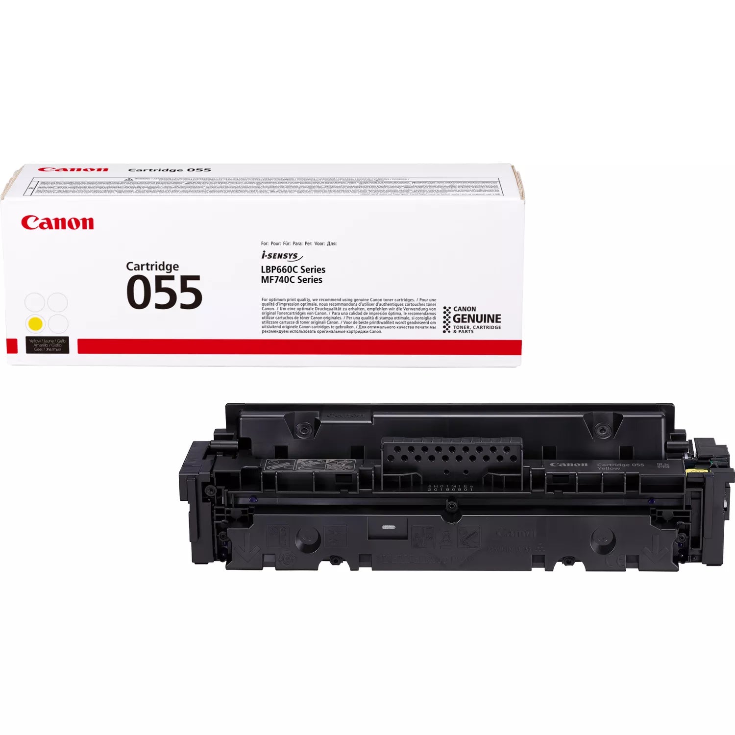 Canon 055 Jaune (3013C002) - Toner d'encre original