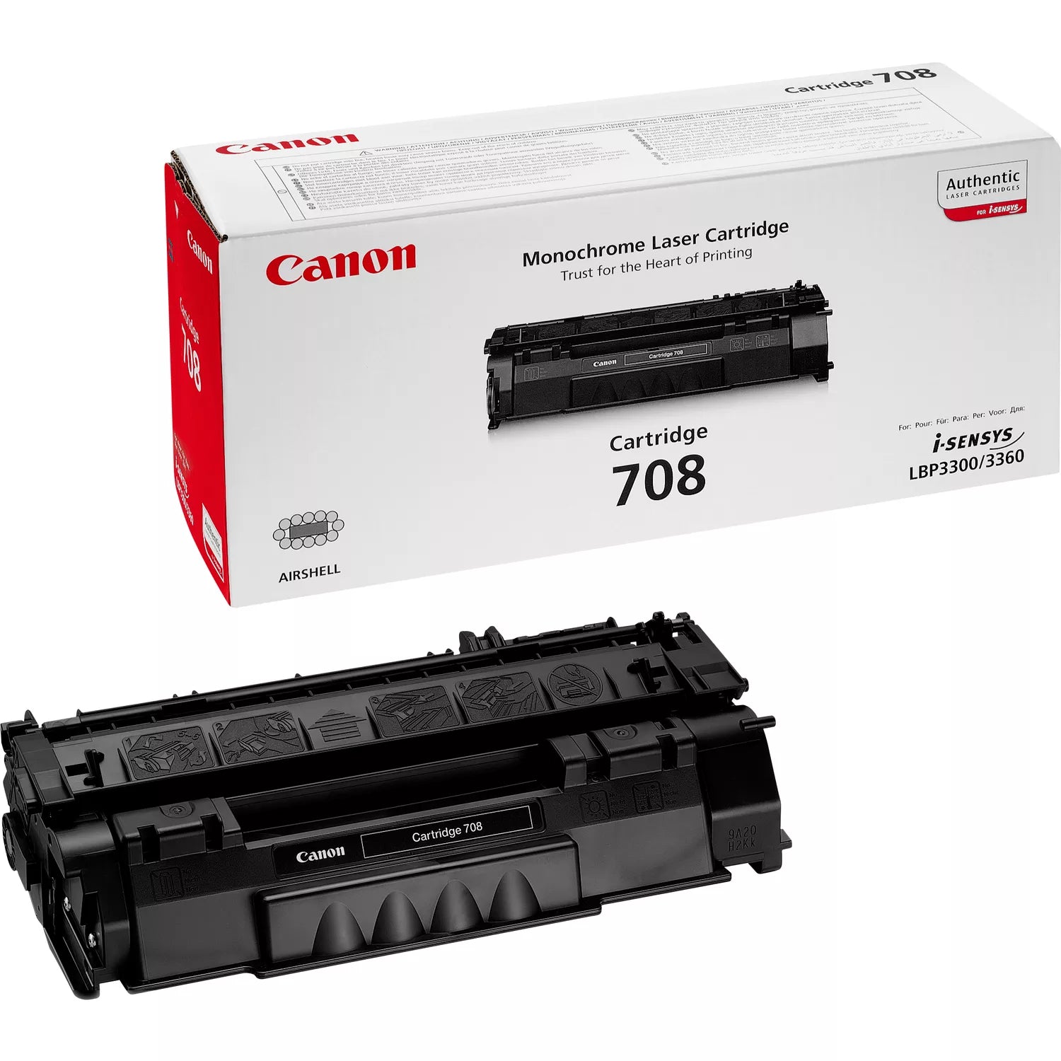 Canon 708 Noir (0266B002) - Toner d'encre original