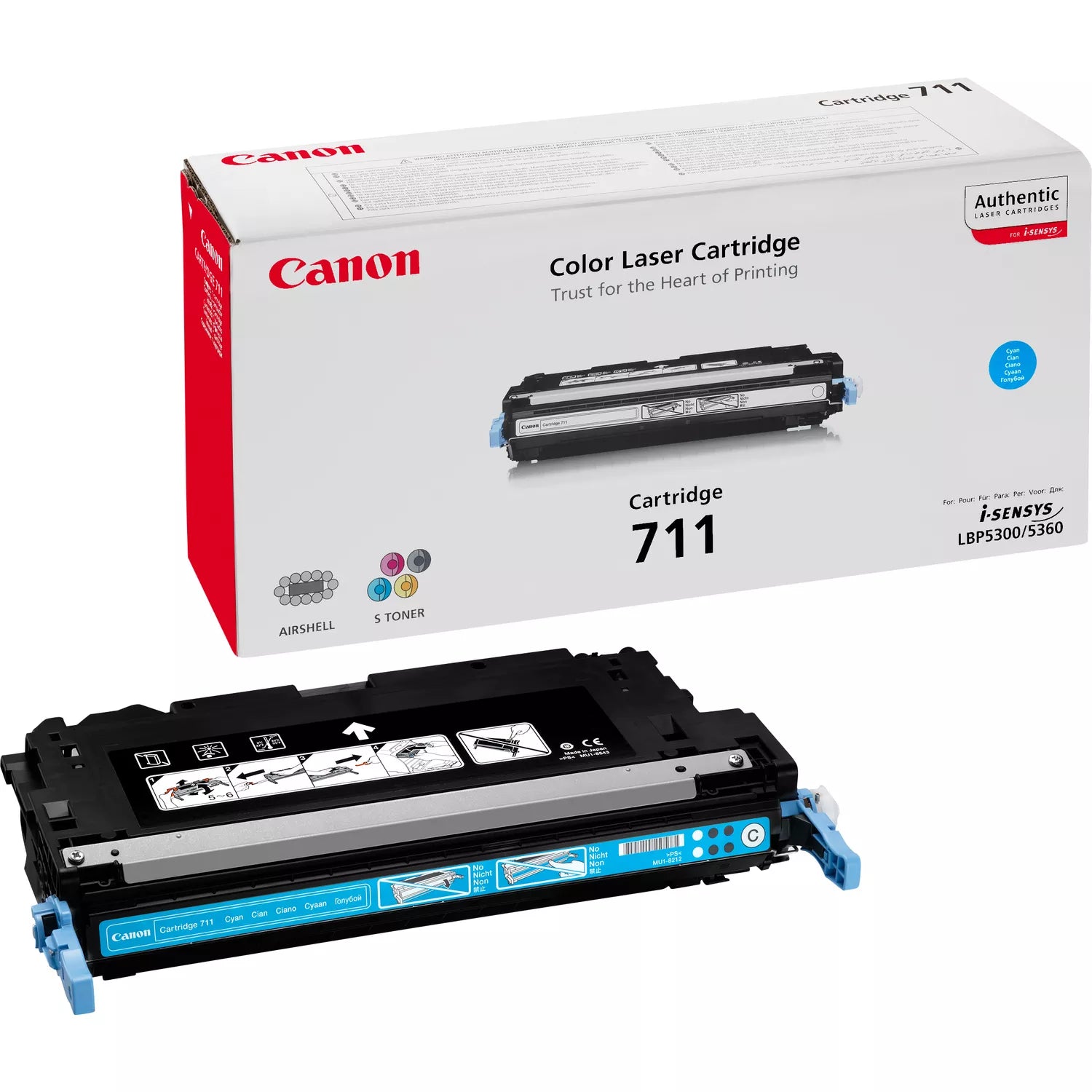 Canon 711 Cyan (1659B002) - Toner d'encre original