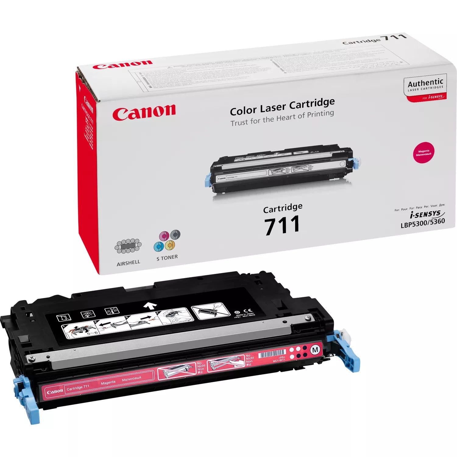 Canon 711 Magenta (1658B002) - Toner d'encre original