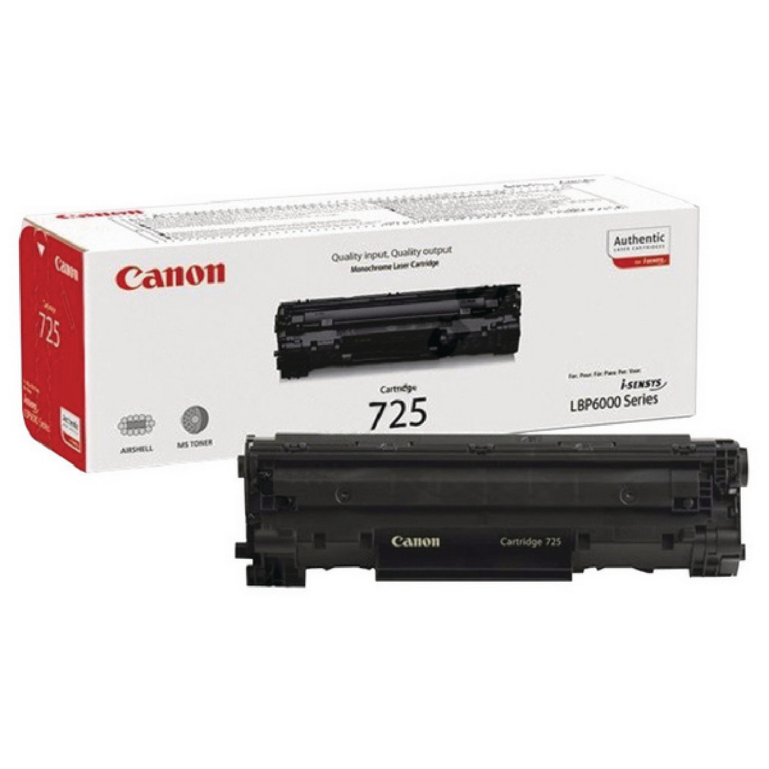 Canon 725 Noir (3484B002) - Toner d'encre original