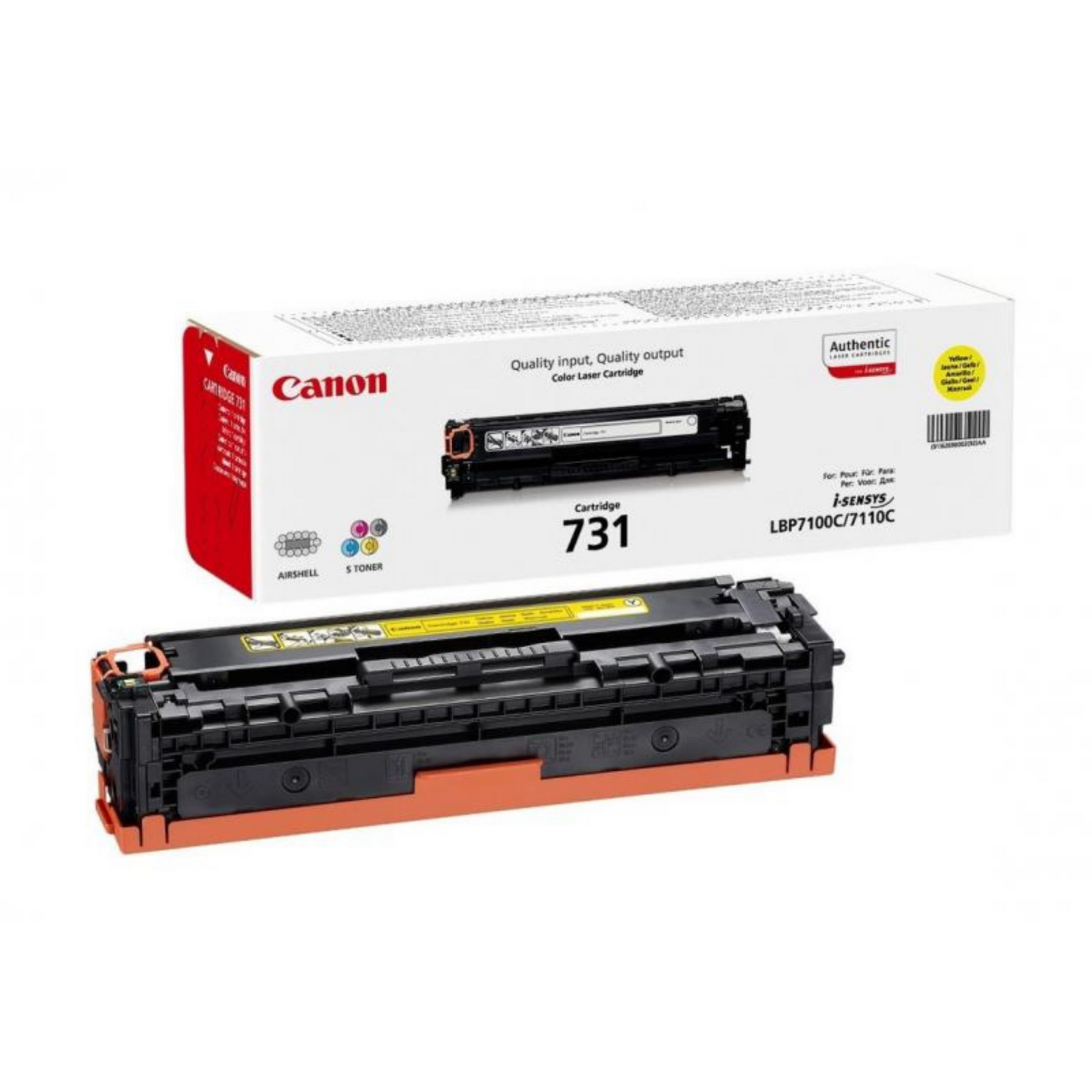 Canon 731 Jaune (6269B002) - Toner d'encre original