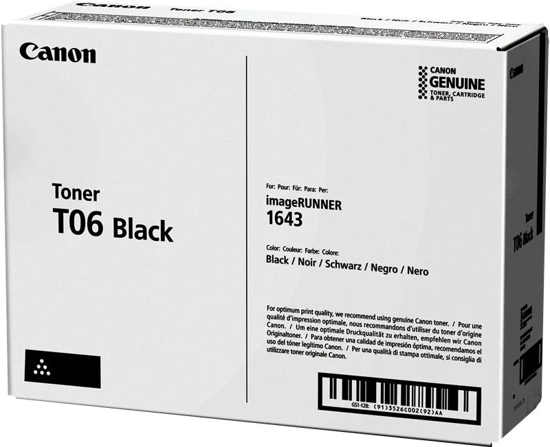 Canon T06 Noir (3526C002) - Toner d'encre original