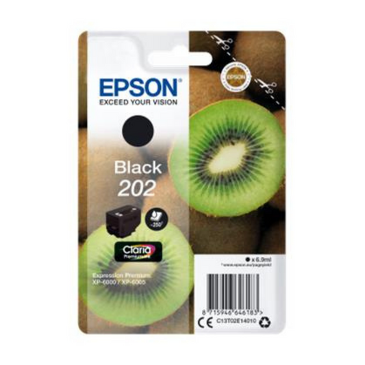 Epson 202 Noir - Cartouche d'encre d'origine