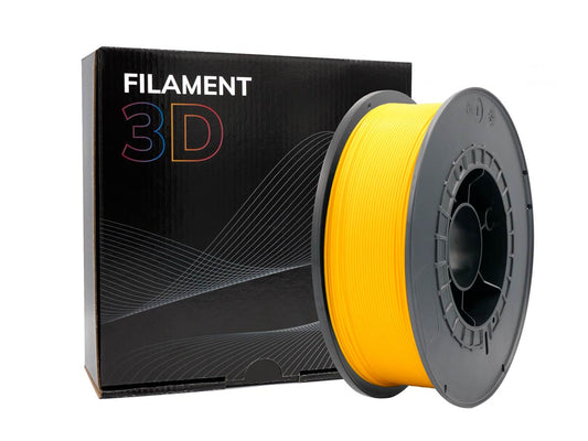 Filament 3D | Bobine 1kg - Diamètre 1,75mm - Jaune