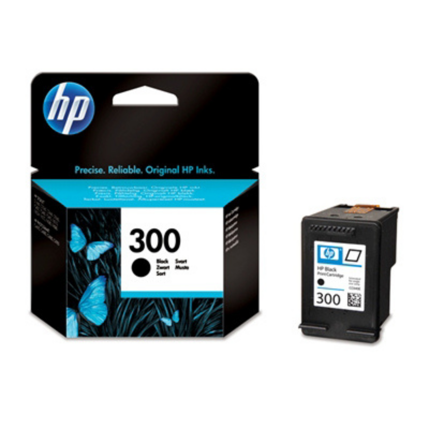 HP 300 Noir (CC640EE) - Cartouche d'encre original