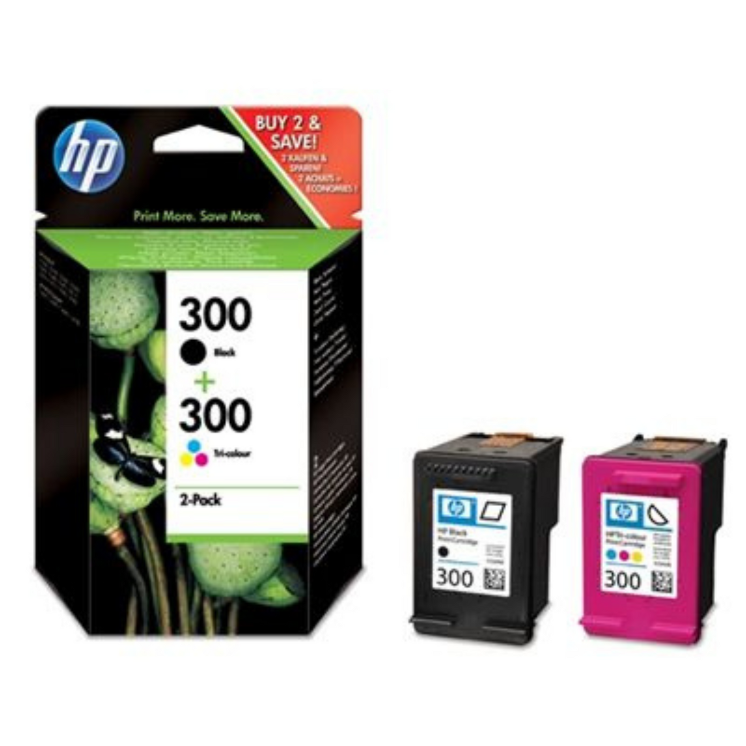 HP 300 Pack Noir + Couleur (CN637EE) - Cartouche d'encre original