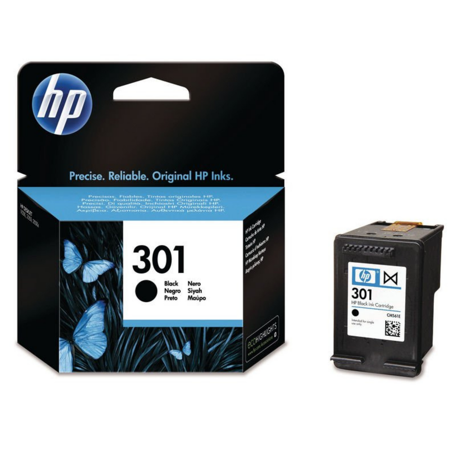 HP 301 Noir (CH561EE) - Cartouche d'encre original