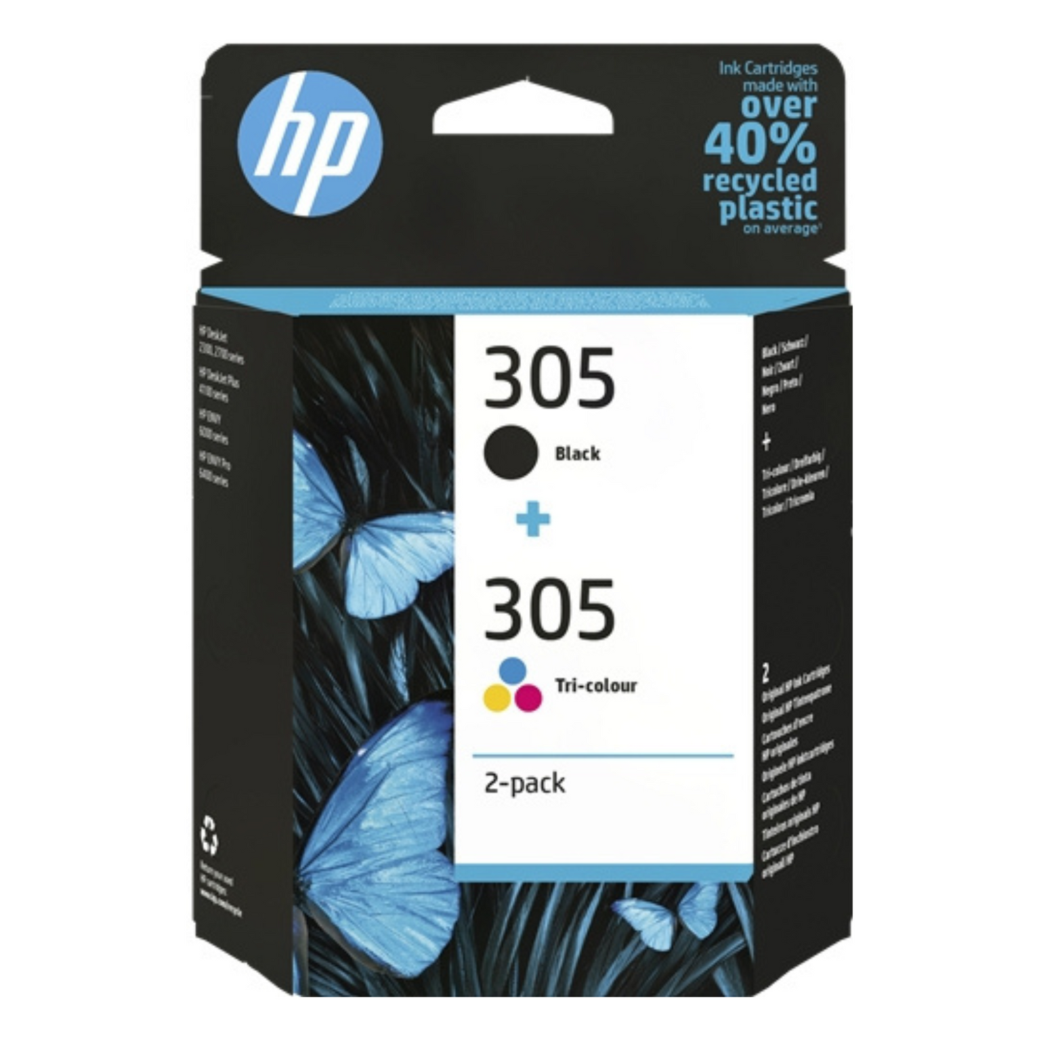 HP 305 Pack Noir + Couleur (6ZD17AE) - Cartouche d'encre original