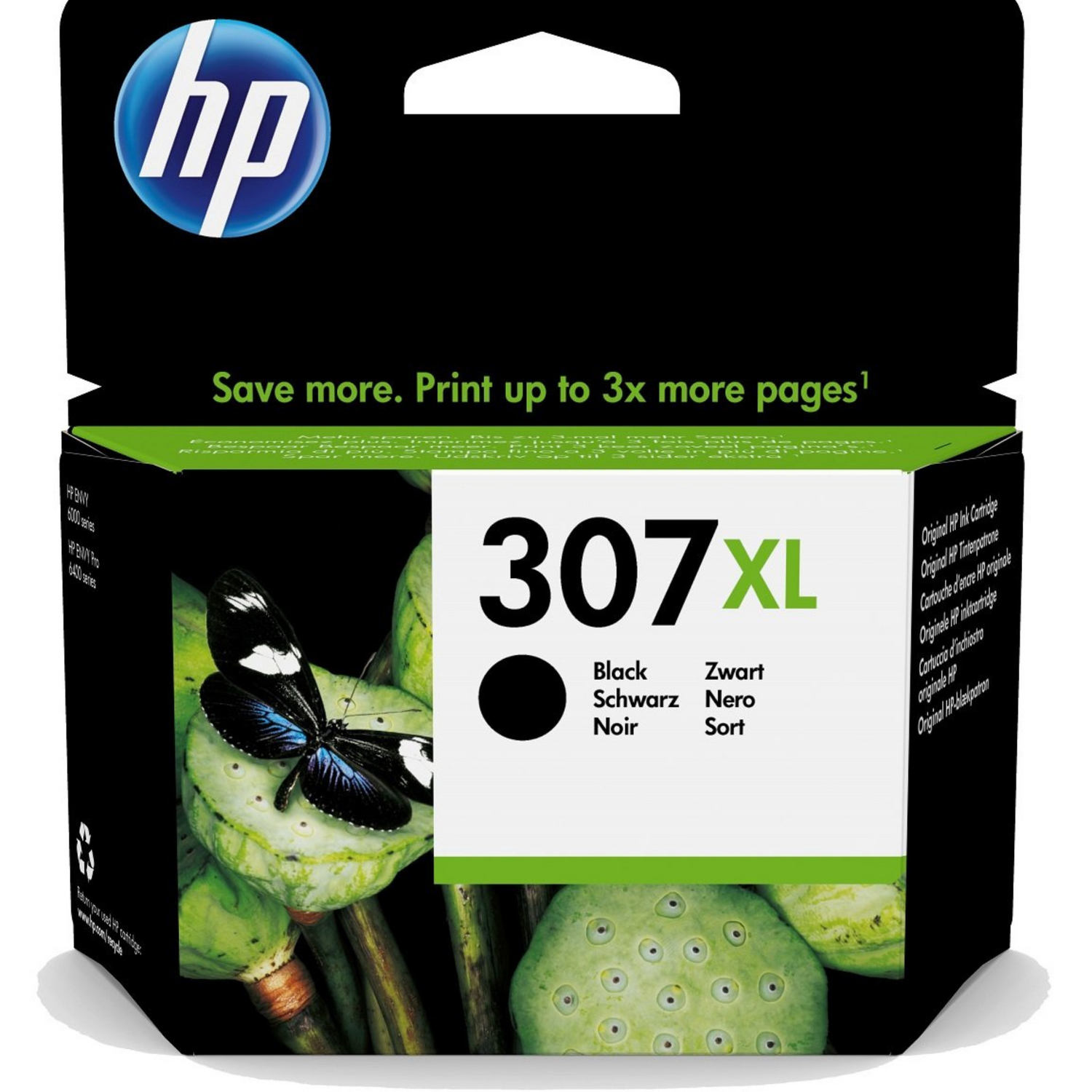 HP 307 XL Noir (3YM64AE) - Cartouche d'encre original