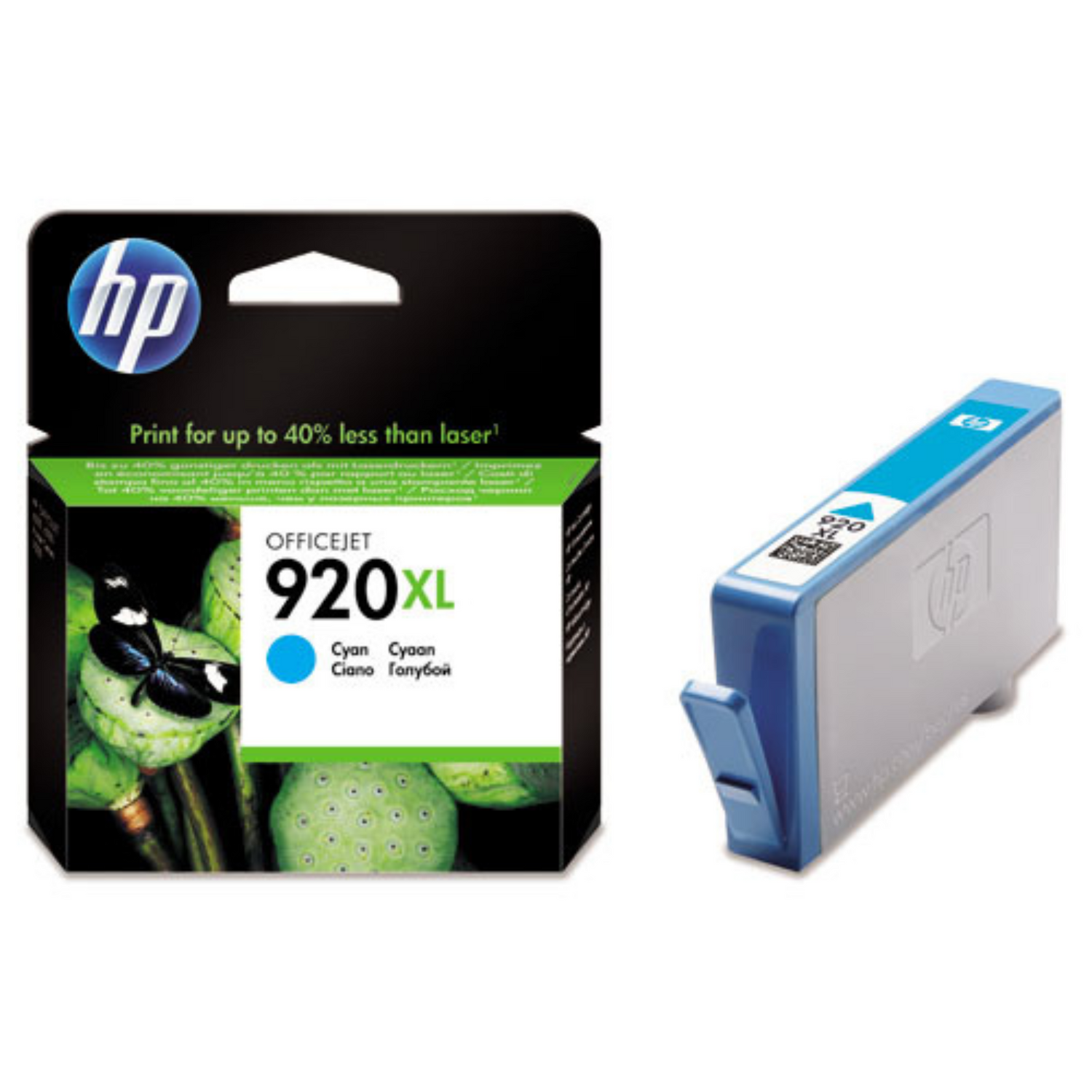 HP 920 XL Cyan (CD972AE) - Cartouche d'encre original