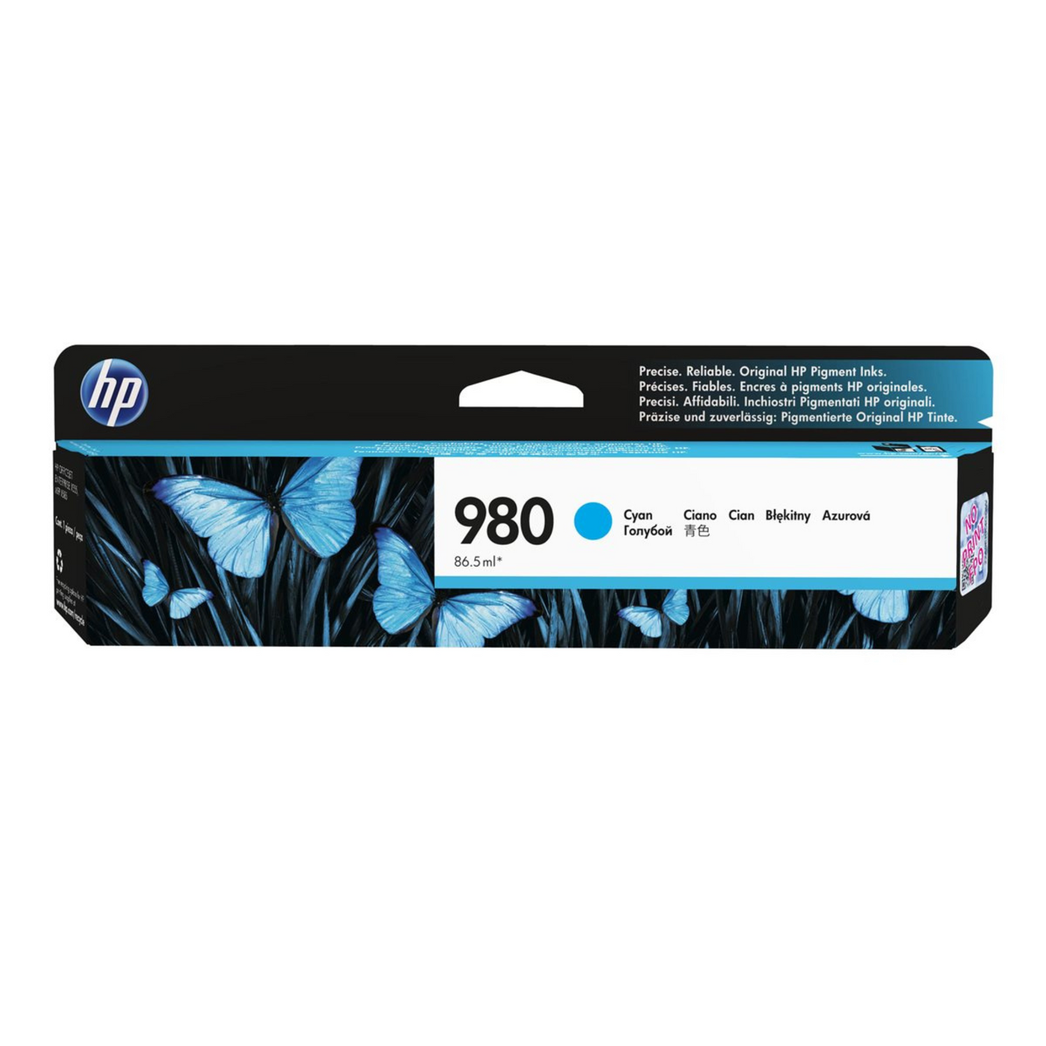 HP 980 Cyan (D8J07A) - Cartouche d'encre original