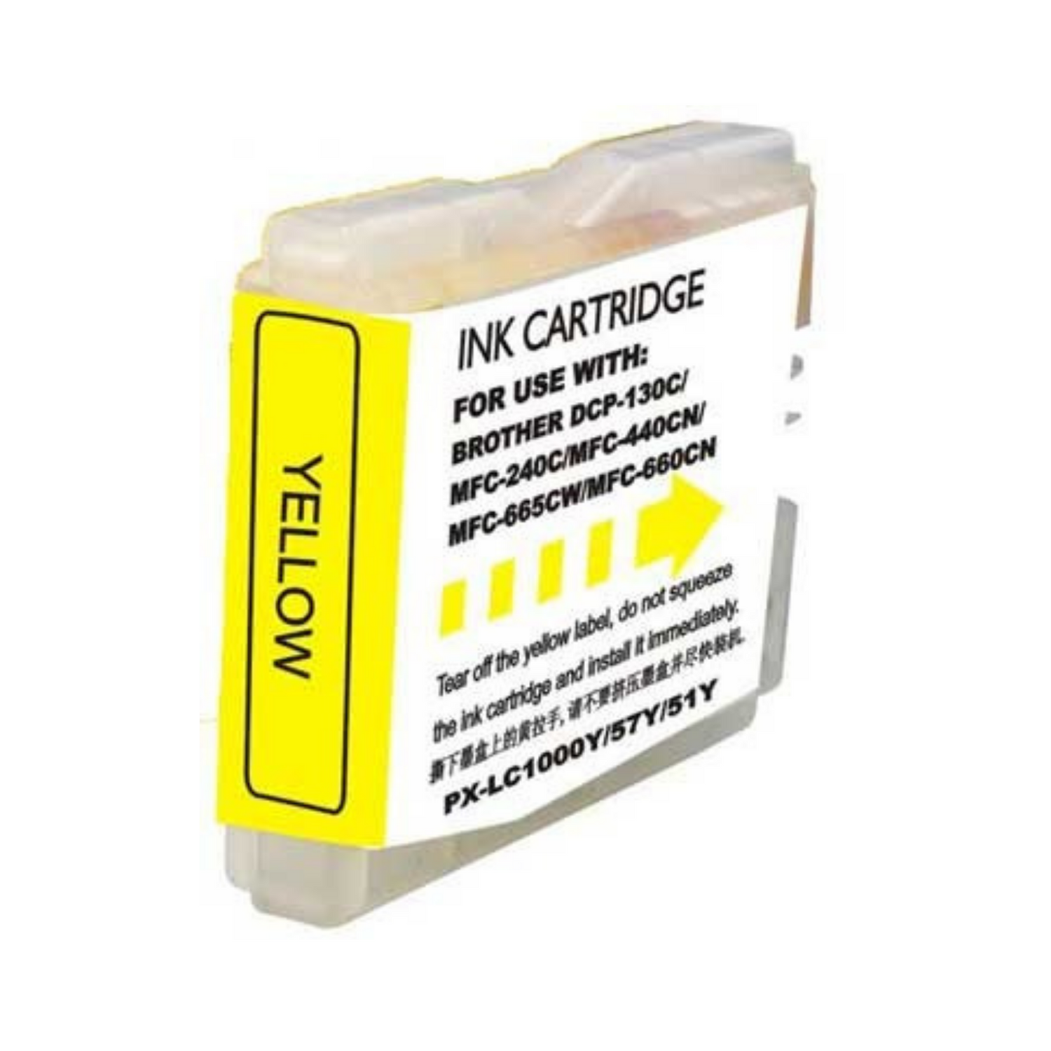 LC 1000 XL Jaune - Cartouche d'encre compatible