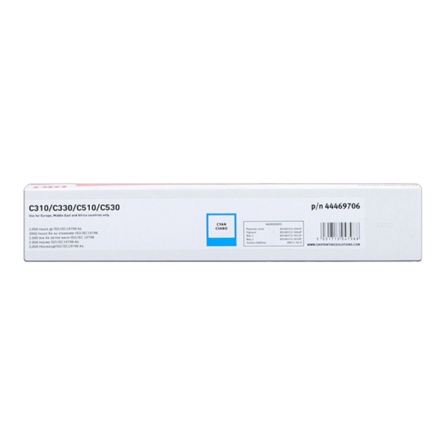 Oki C310/C510/MC351/MC361 Cyan (44469706) - Toner d'encre d'origine