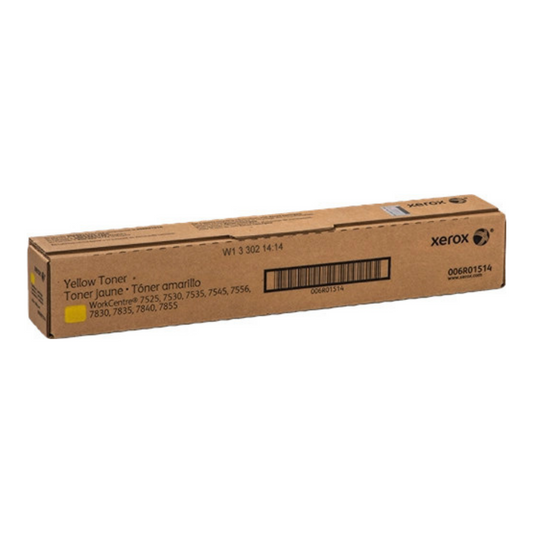 Xerox WorkCentre 7525/7535/7545/7830 Jaune - Toner d'encre d'origine (006R01514)